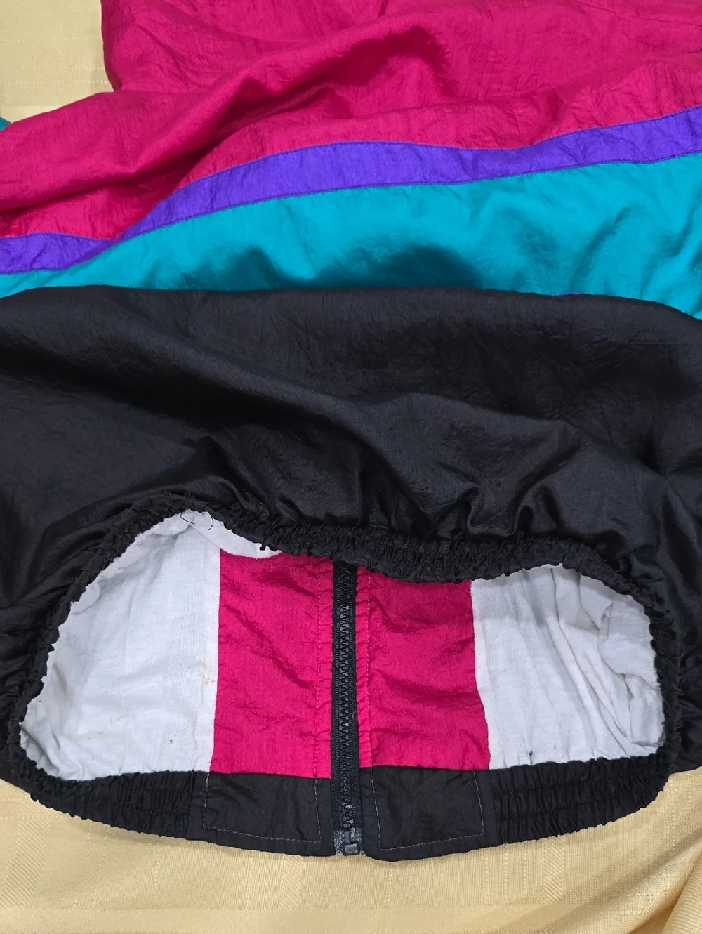 Slade 80s Colorblock Windbreaker Jacket - VINTAGE - SMALL